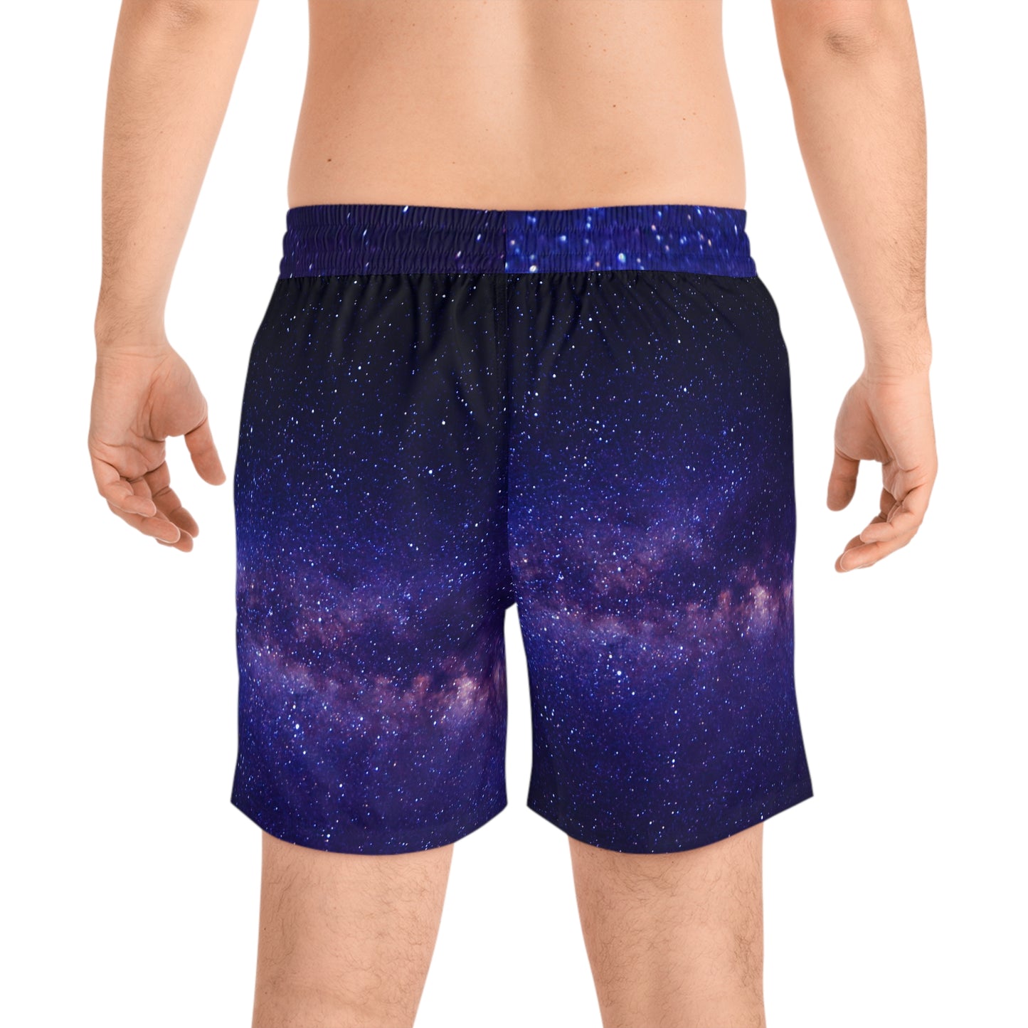 Banana Moon "Logo" Men's Mid-Length Swim Shorts (AOP)