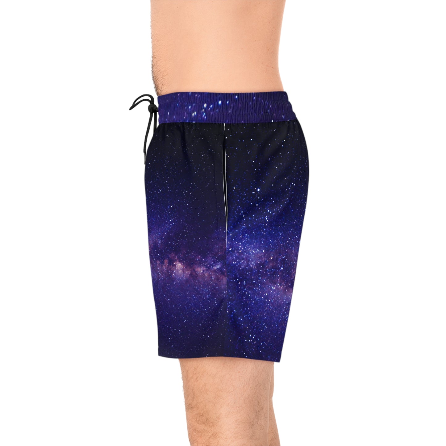 Banana Moon "Logo" Men's Mid-Length Swim Shorts (AOP)