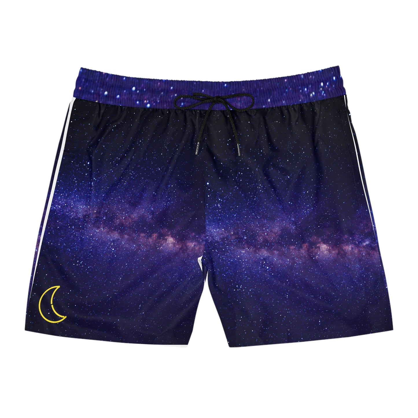 Banana Moon "Logo" Men's Mid-Length Swim Shorts (AOP)