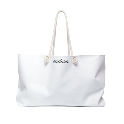 Endura "Classic" Weekender Bag-White